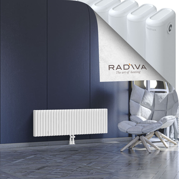 Kotto Radiateur En Aluminium 400x1301 Blanc Bas Milieu 50mm