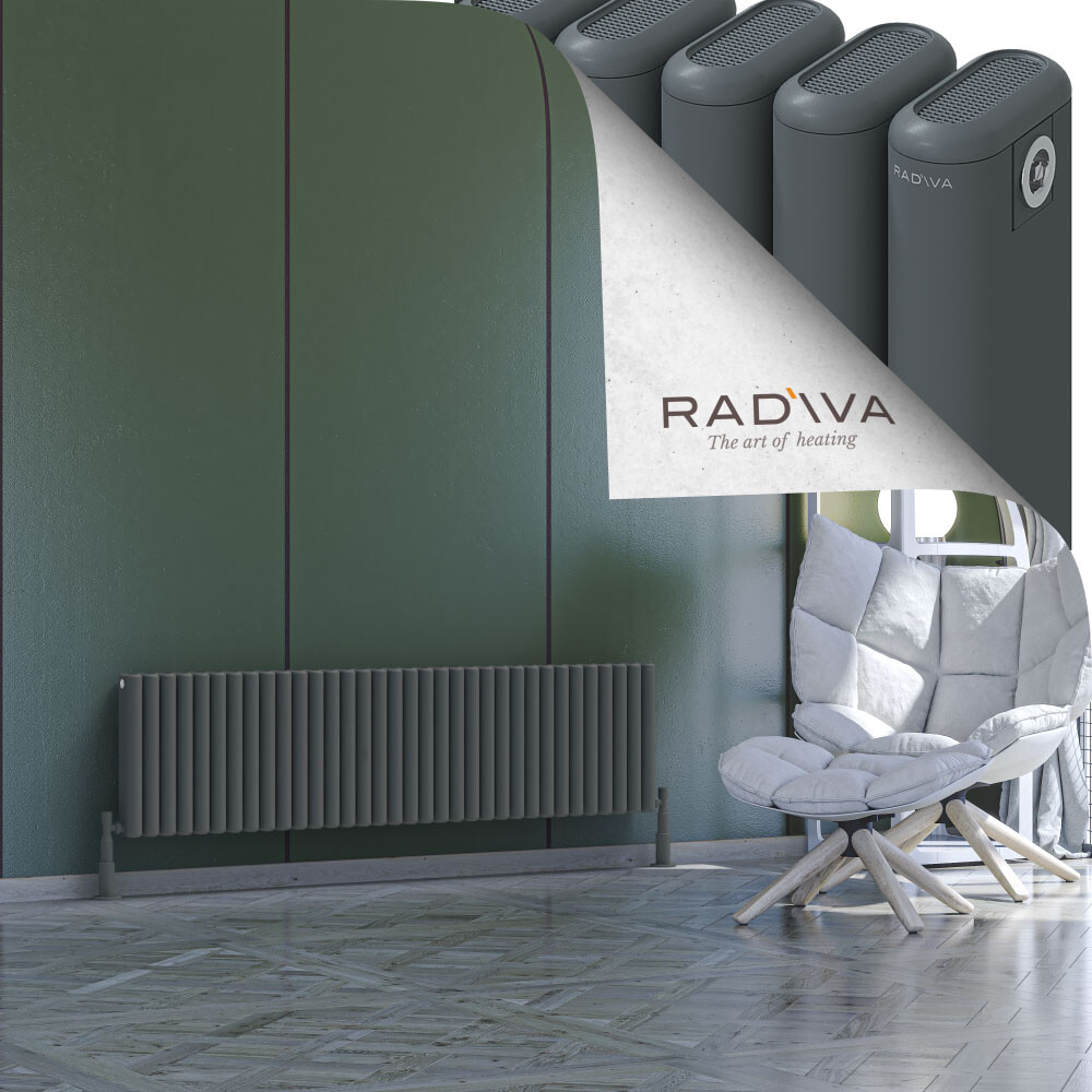 Kotto Radiateur En Aluminium 400x1526 Anthracite - 1