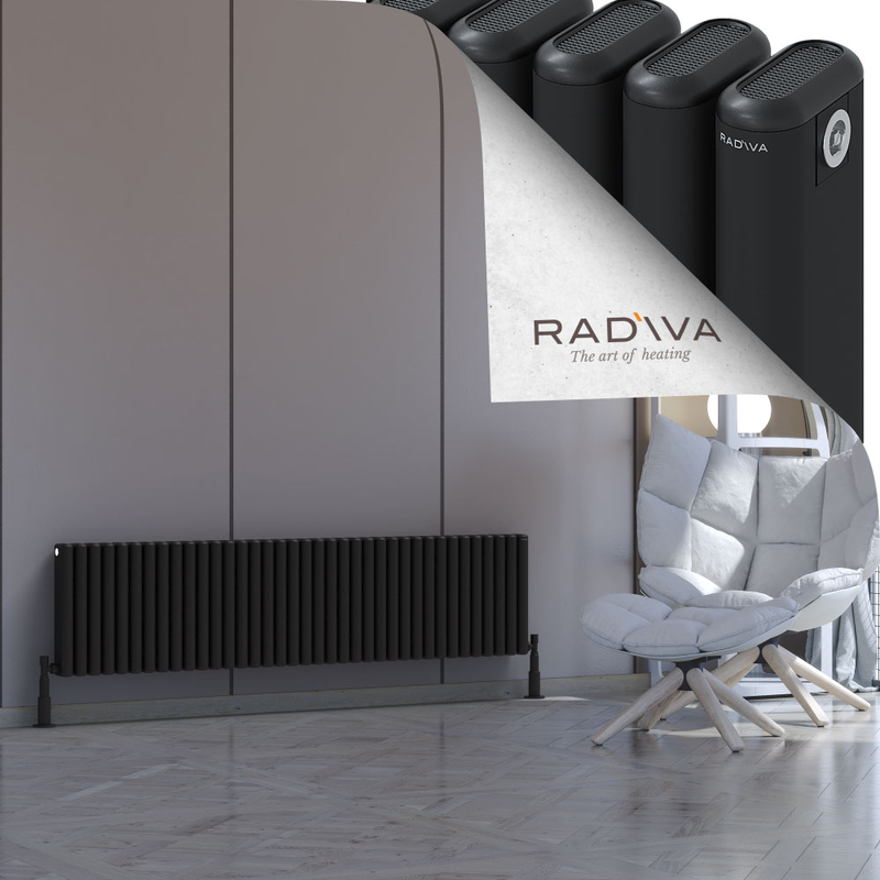 Kotto Radiateur En Aluminium 400x1661 Noir 