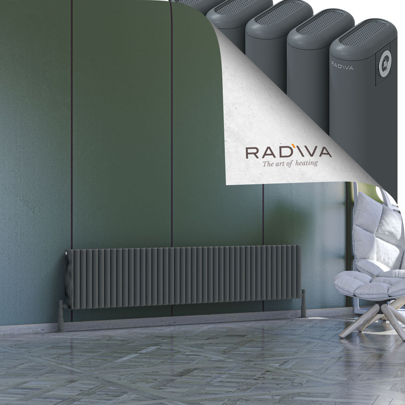 Kotto Radiateur En Aluminium 400x1886 Anthracite 