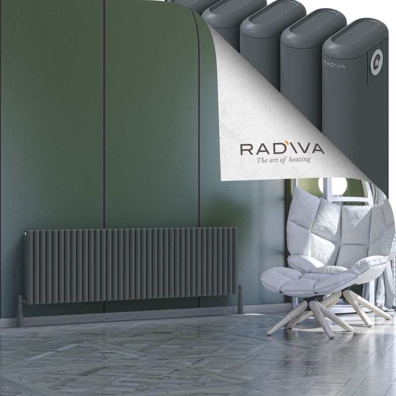 Kotto Radiateur En Aluminium 500x1661 Anthracite 