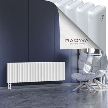 Kotto Radiateur En Aluminium 500x1661 Blanc Bas à gauche 50mm
