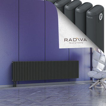 Kotto Radiateur En Aluminium 500x2021 Anthracite Foncé Bas à gauche 50mm
