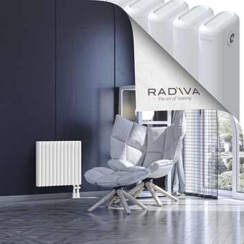 Kotto Radiateur En Aluminium 500x536 Blanc Bas à droite 50mm