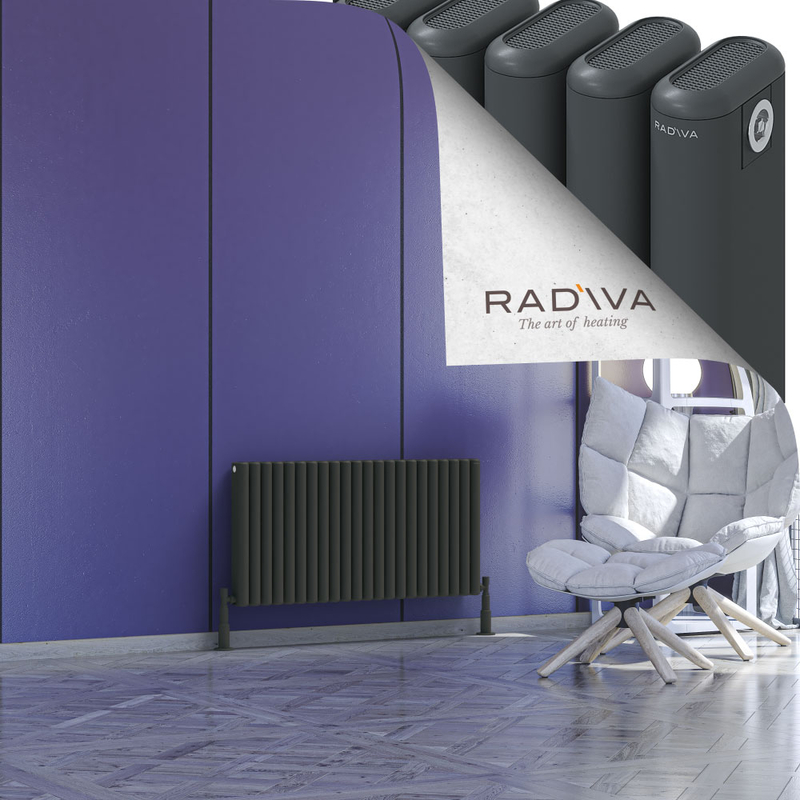 Kotto Radiateur En Aluminium 500x986 Anthracite Foncé 