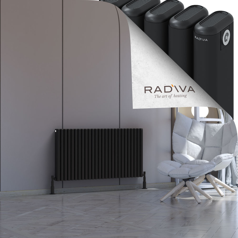 Kotto Radiateur En Aluminium 600x1166 Noir 