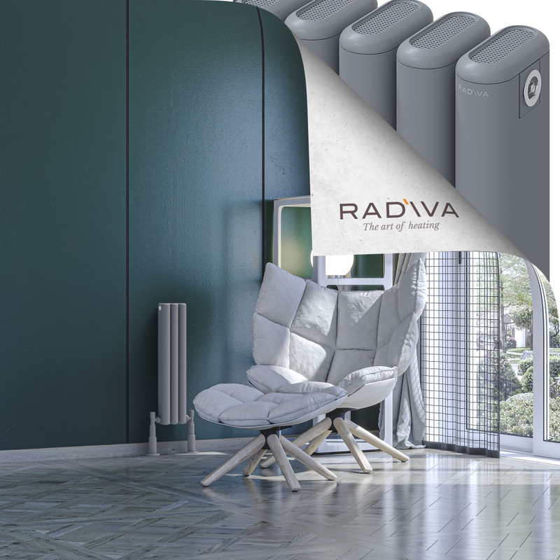 Kotto Radiateur En Aluminium 600x131 Gris 