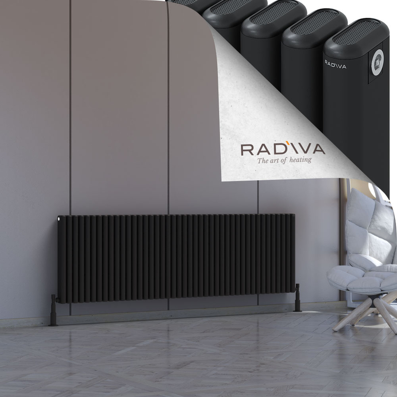 Kotto Radiateur En Aluminium 600x1931 Noir 