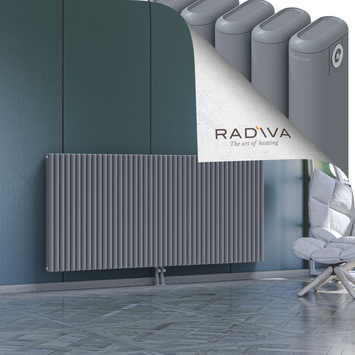 Kotto Radiateur En Aluminium 900x1976 Gris Bas Milieu 50mm