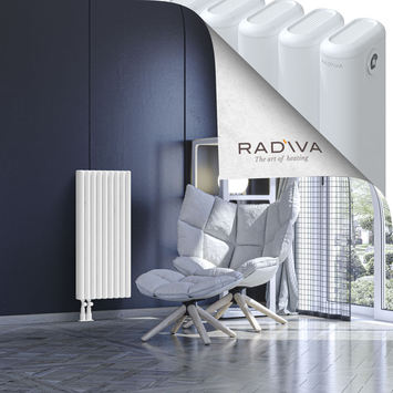 Kotto Radiateur En Aluminium 900x401 Blanc Bas à gauche 50mm