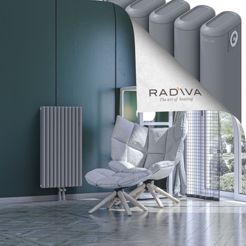 Kotto Radiateur En Aluminium 900x491 Gris Bas Milieu 50mm