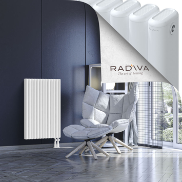 Kotto Radiateur En Aluminium 900x581 Blanc Bas à droite 50mm