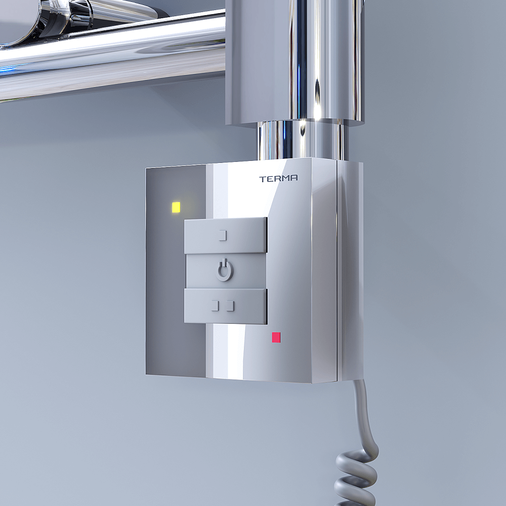 Ktx1 Towel Warmer Resistance Controller with Spiral Cable Chrome - 1
