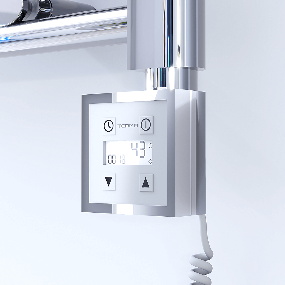 Ktx3 Havlupan Rezistansı Kontrol Paneli Spiral Kablolu Krom - 1
