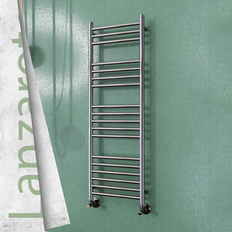 Lanzarote Sèche-serviettes en Inox 400x1200 Poli Miroir