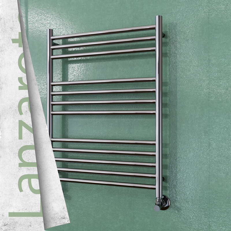 Lanzarote Sèche-serviettes en Inox 600x800 Poli Miroir