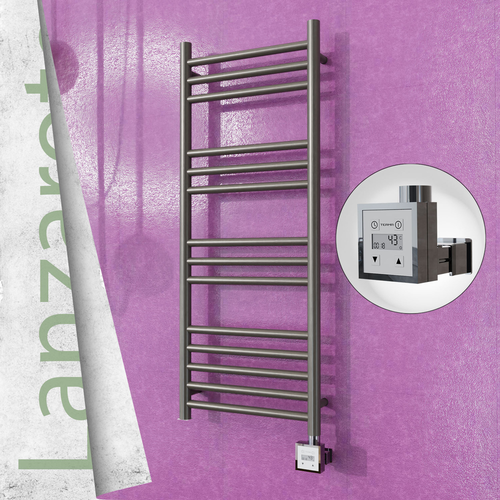 Lanzarote Electric Towel Warmer 400x1000 Satine Finish Ktx3 200 W - 1