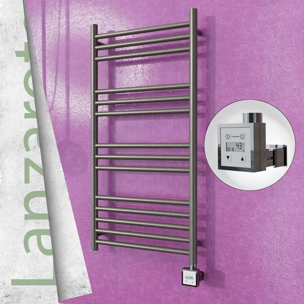 Lanzarote Electric Towel Warmer 500x1000 Satine Finish Ktx3 200 W - 1