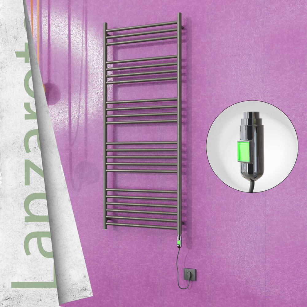 Lanzarote Electric Towel Warmer 600x1500 Satine Finish (On/Off) 300 W - 1