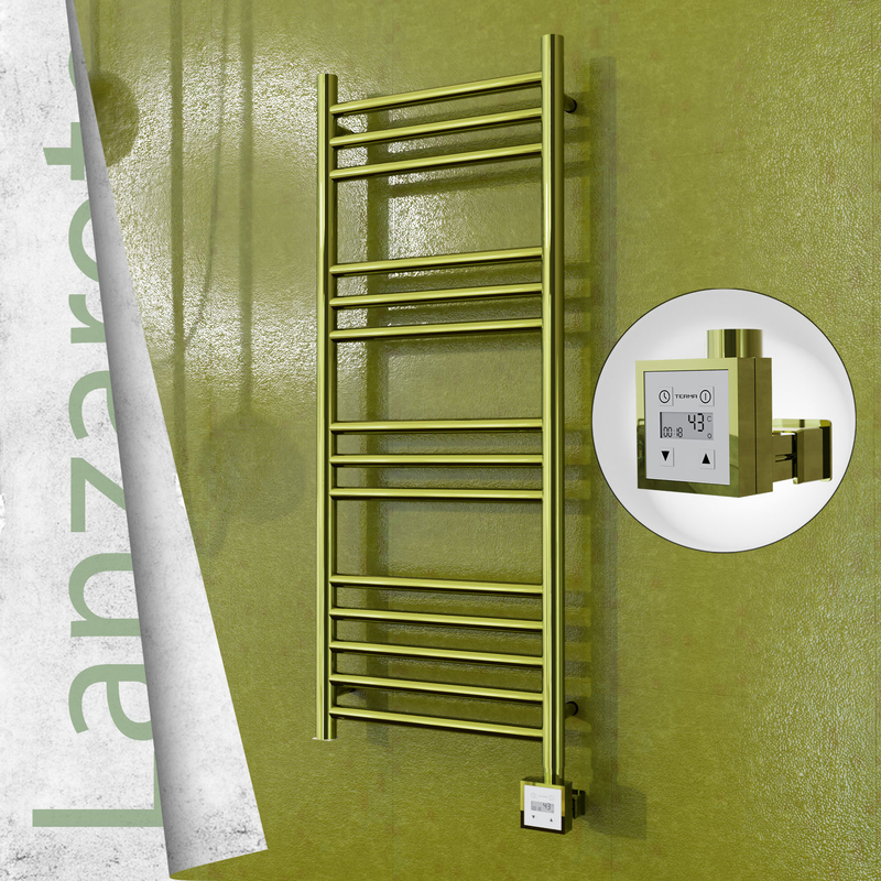 Lanzarote Elektrikli Havlupan 400x1000 Altın (KTX3 Termostat) 200W