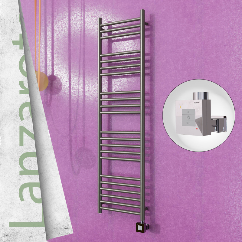 Lanzarote Sèche Serviettes Electrique 400x1500 Finition peinture satiné Ktx1 300 Watt