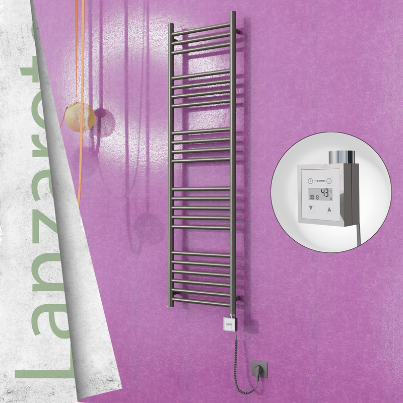 Lanzarote Elektrikli Havlupan 400x1500 Satine Polisaj (KTX3 Termostat) 300W Spiral Kablolu 