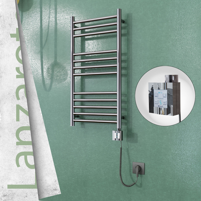 Lanzarote Elektrikli Havlupan 400x800 Ayna Polisaj (KTX4 Termostat) 200W Spiral Kablolu 