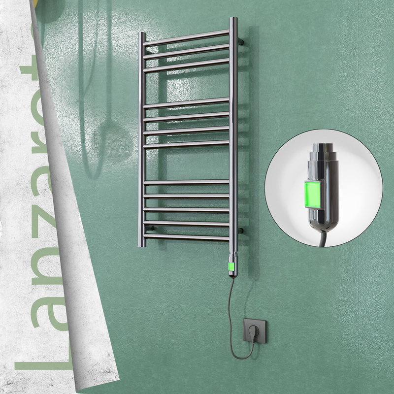 Lanzarote Elektrikli Havlupan 400x800 Ayna Polisaj (On/Off Düğmeli) 200W 
