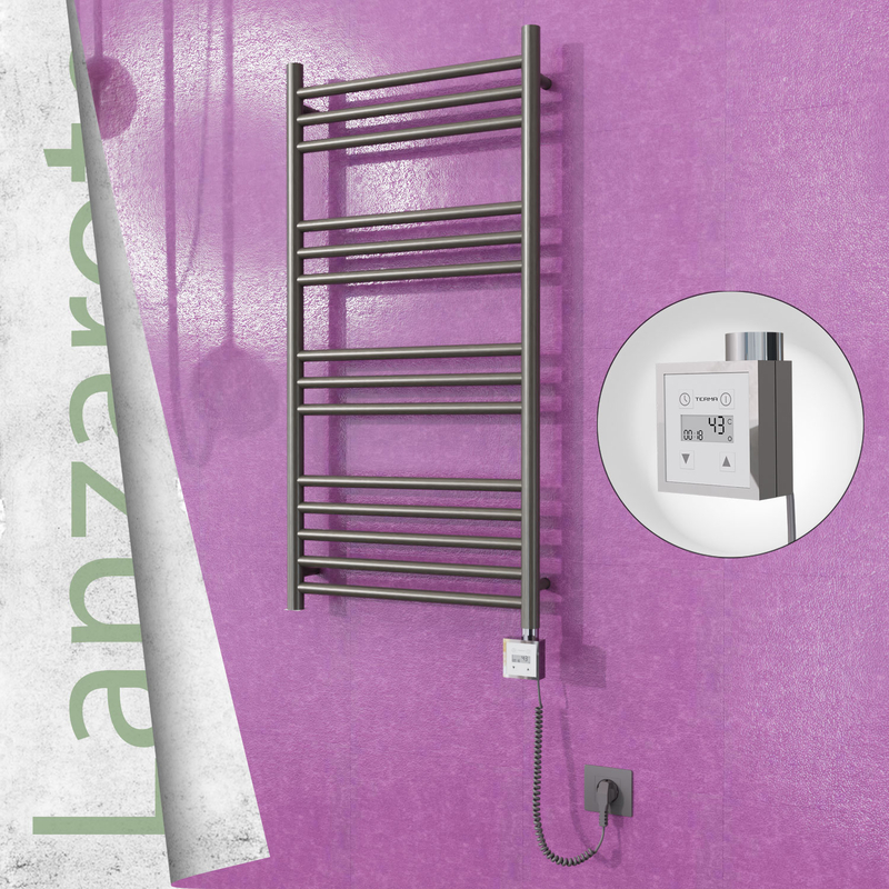 Lanzarote Electric Towel Warmer 500x1000 Satine Finish Ktx3 200 W (Spiral Cable) 