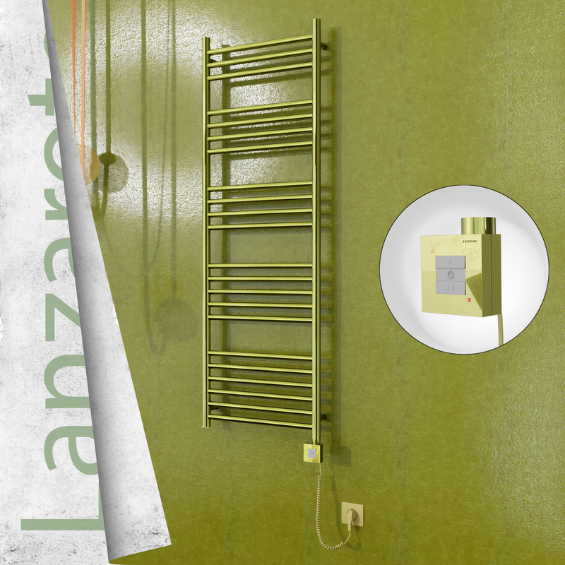 Lanzarote Elektrikli Havlupan 500x1500 Altın (KTX1 Termostat) 300W Spiral Kablolu