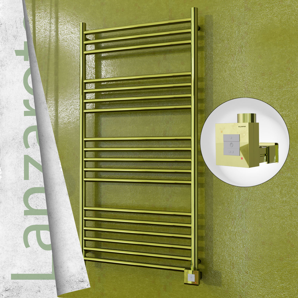 Lanzarote Elektrikli Havlupan 600x1200 Altın (KTX1 Termostat) 300W - 1