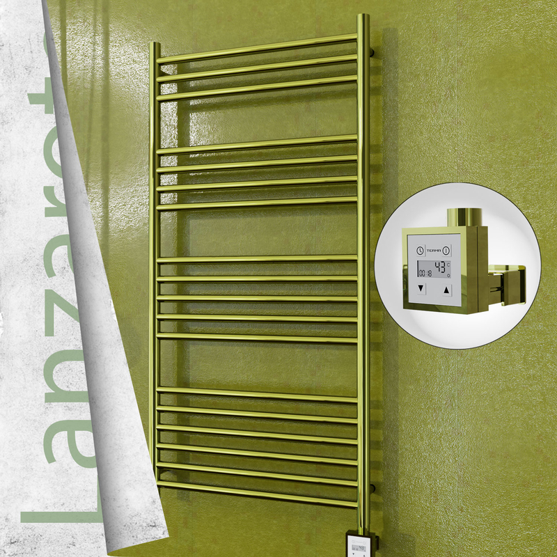 Lanzarote Elektrikli Havlupan 600x1200 Altın (KTX3 Termostat) 300W 