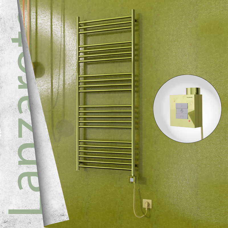 Lanzarote Elektrikli Havlupan 600x1500 Altın (KTX1 Termostat) 600W Spiral Kablolu 