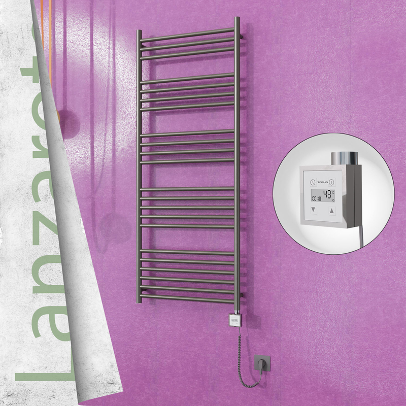 Lanzarote Elektrikli Havlupan 600x1500 Satine Polisaj (KTX3 Termostat) 600W Spiral Kablolu