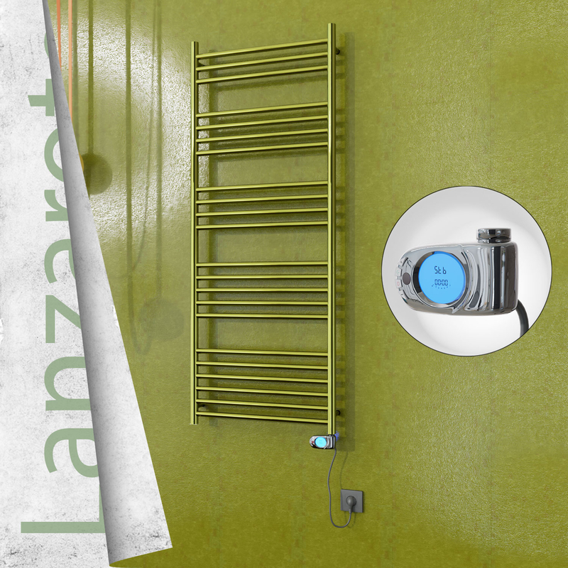 Lanzarote Elektrikli Paslanmaz Çelik Havlupan 600x1500 Altın (Musa Termostat) 600W