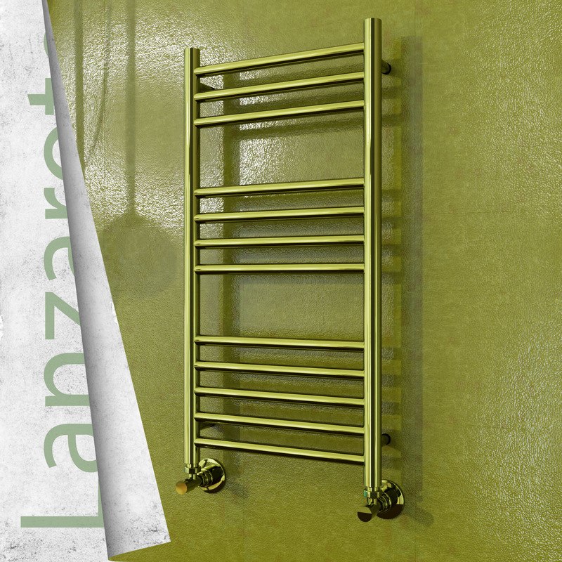 Lanzarote Sèche-serviettes en Inox 400x800 Doré 