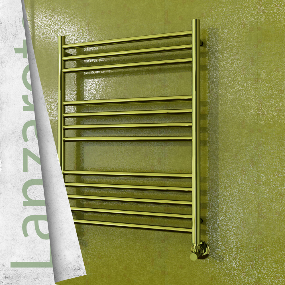 Lanzarote Sèche-serviettes en Inox 600x800 Doré - 1