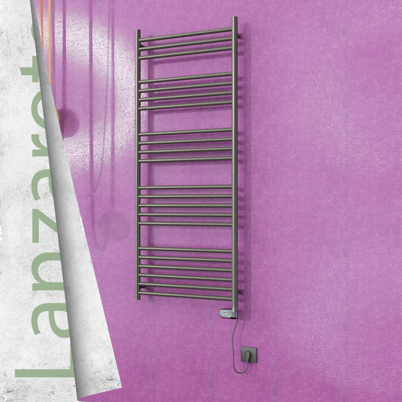 Lanzarote Sèche Serviettes Electrique 600x1500 Finition peinture satiné (Thermostat Thesis) 600 Watt 