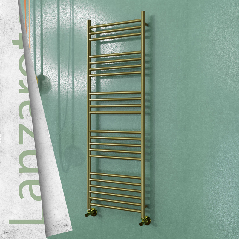 Lanzarote Stainless Steel Towel Rail 500x1500 Satin Gold