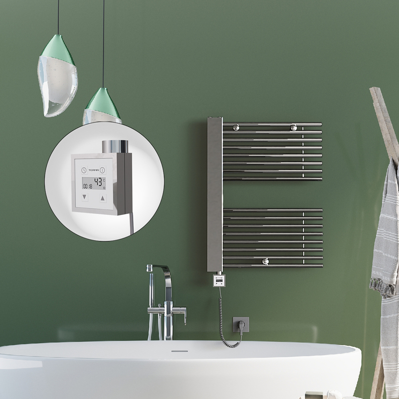 Male Electric Towel Warmer 600x800  Chrome Ktx3 300 W 