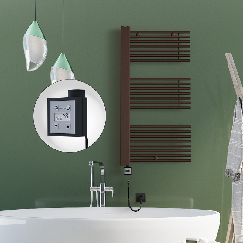 Male Electric Towel Warmer 600x1190 Antique Copper Ktx3 300 W