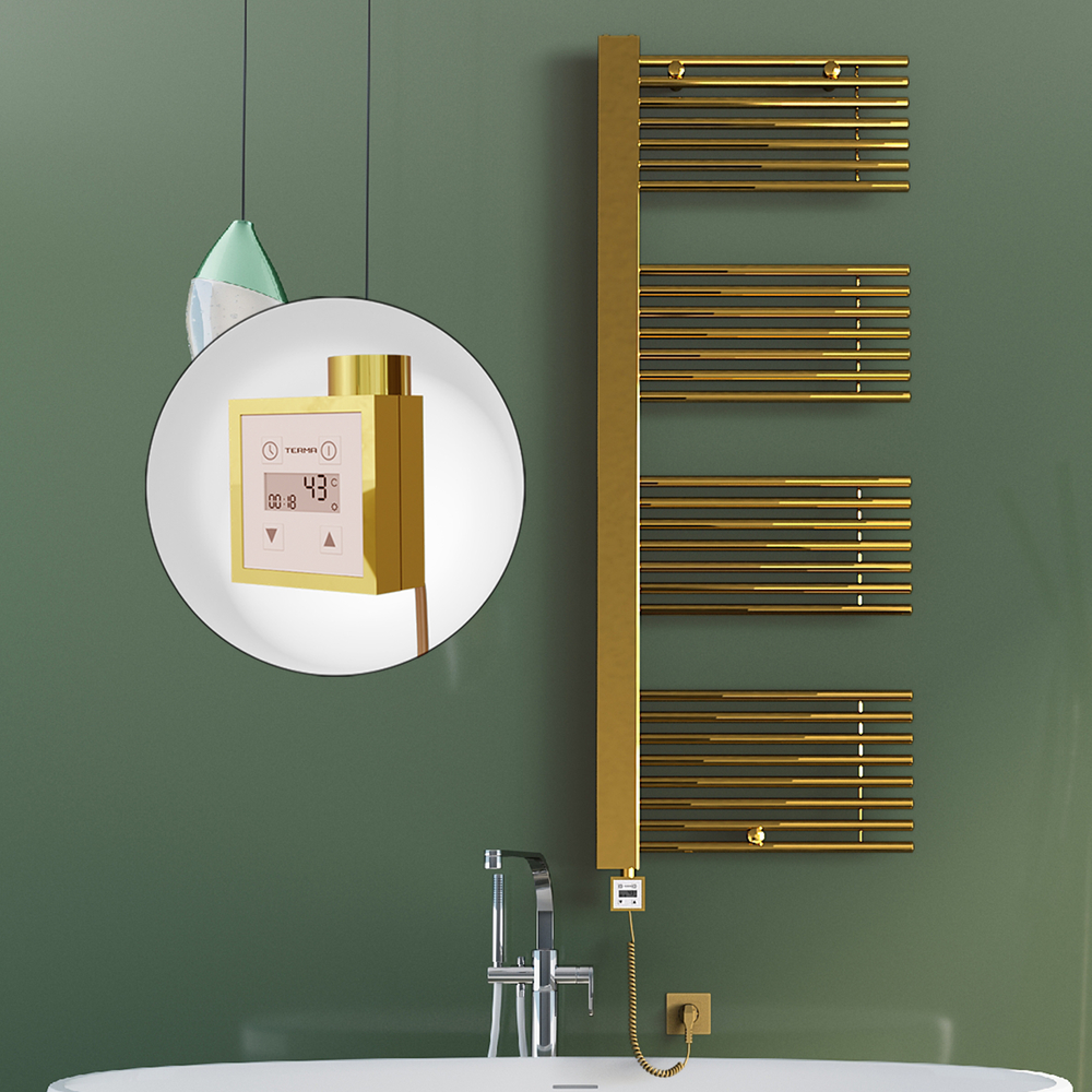 Male Electric Towel Warmer 600x1600 Gold Ktx3 600 W - 1