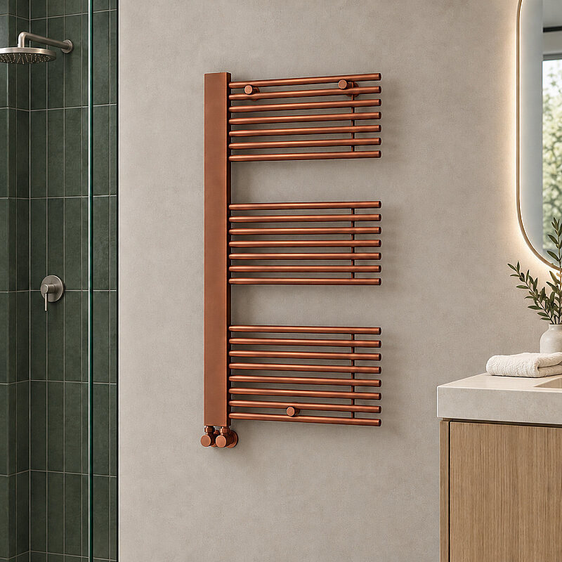 Male Sèche-serviettes Décoratif 600x1190 Cuivre