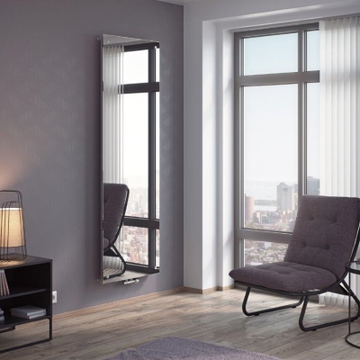 Mars Vitro Radiateur Décoratif Exclusif Miroir Panneau double 1800x595 