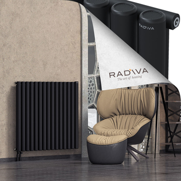 Mati Aluminium Radiator 1000x1106 Black Bottom Left 50mm
