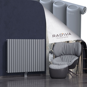 Mati Aluminium Radiator 1000x1402 Grey Bottom Middle 50mm