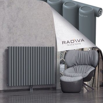 Mati Aluminium Radiator 1000x1476 Anthracite Bottom Middle 50mm