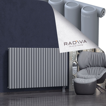 Mati Aluminium Radiator 1000x1846 Grey Bottom Right 50mm