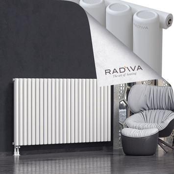 Mati Aluminium Radiator 1000x1846 White Bottom Left 50mm
