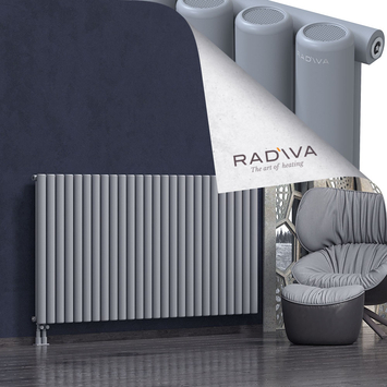 Mati Aluminium Radiator 1000x1920 Grey Bottom Left 50mm